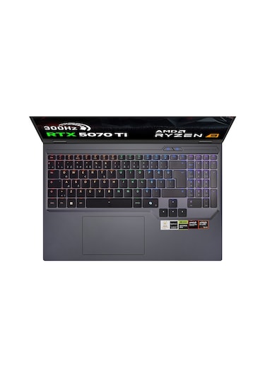 Game Garaj Slayer R9T3D-5070TIC1 R9-9955HX3D 32 GB 1 TB SSD RTX5070TI 16" Dos Dizüstü Bilgisayar