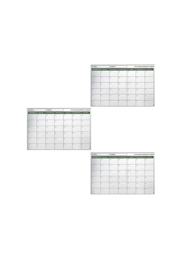 Büro Ev Ofis İçin 85x56cm Manyetik Yapışır Yazılır Aylık Takvim Plan Duvar Stickerı Diğer