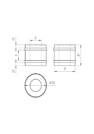 Bo-ny Bağlantılar İçin Plastik Toralı Bura 4 Adet 218782100 Beyaz