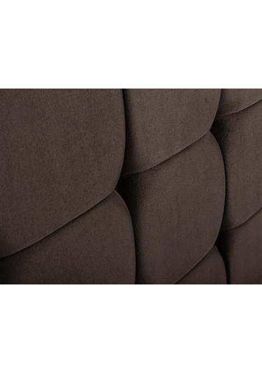 Niron Rama Füme Baza Ve Başlık Seti, Tek Kişilik 90x200 cm Baza V