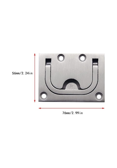 Adet Paslanmaz Çelik Tekne Ambar Kapağı Kolu Gömme Ambar Kapağı Dolap Kolu