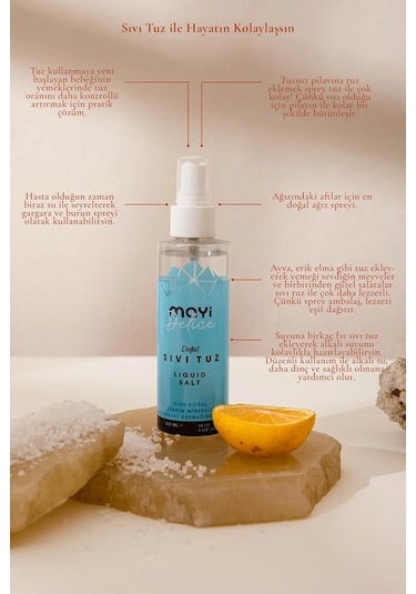 Mayi Tuz İyot İlaveli İnce Öğütülmüş Doğal Kaynak Tuzu 2 x 2 KG + Sprey Sıvı Tuz 150 ML