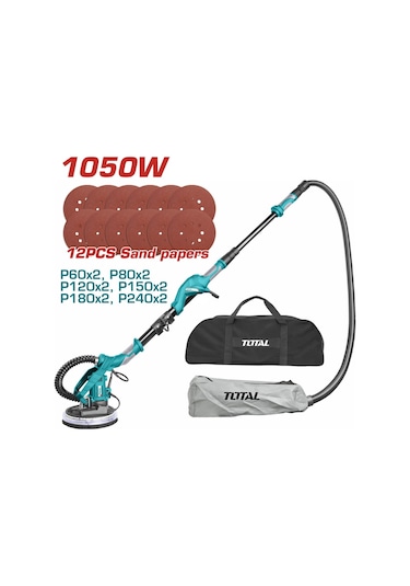 Total Tws 10501 1050 W Alçıpan Duvar Zımparalama Makinesi