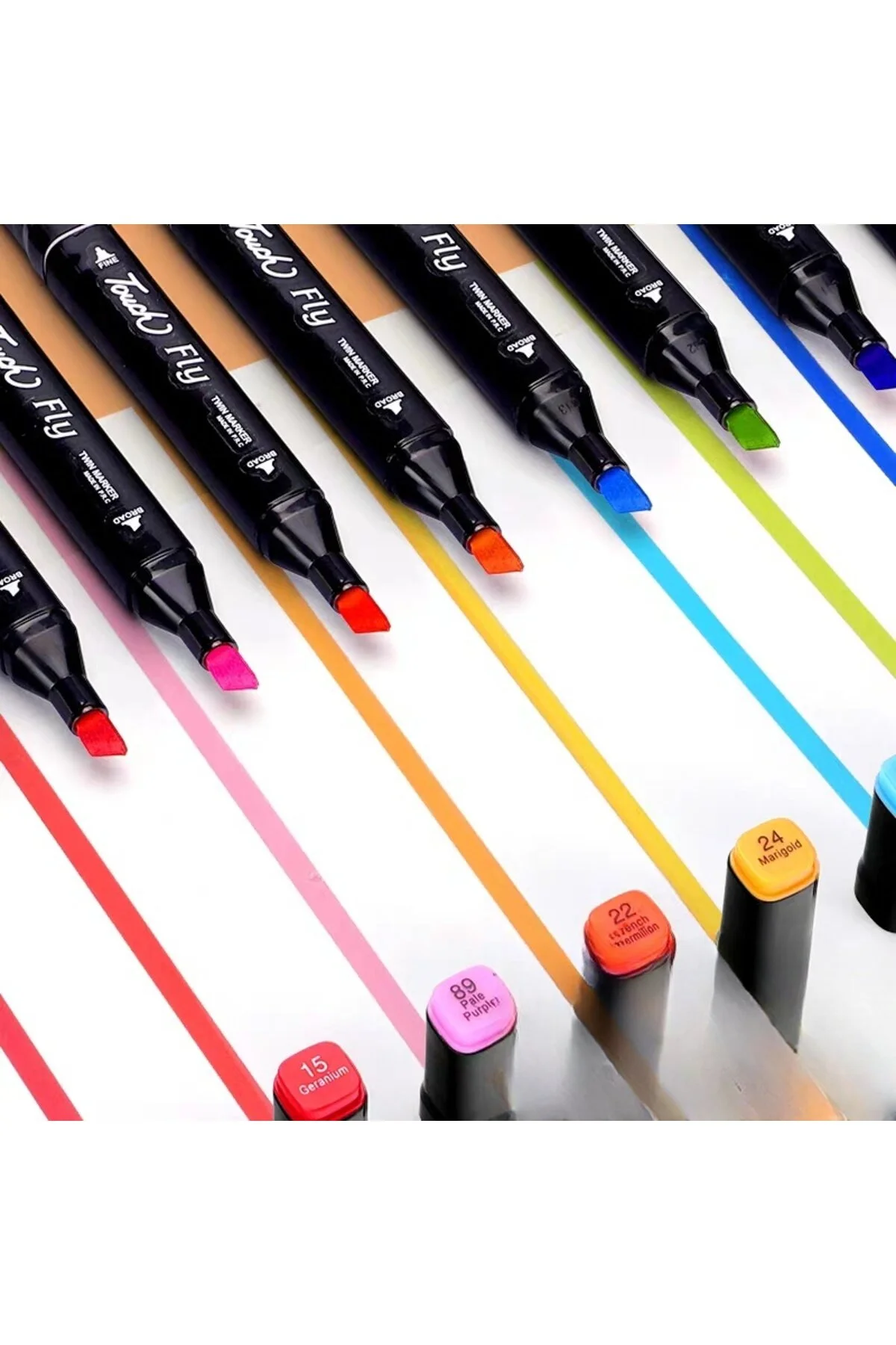 36 Adet Çift Taraflı Marker Kalem Seti Çanta