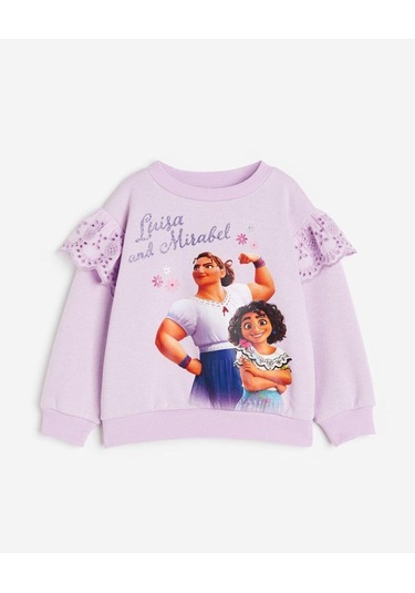 Lucia Kız Çocuk Sweatshirt LİLA