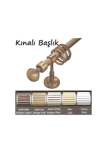 Rustik Metal Halkalı + Raylı