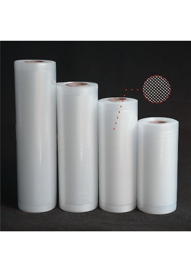 Klikal Tırtıklı Vakum Poşeti Rulo 20 CM 5 Metre
