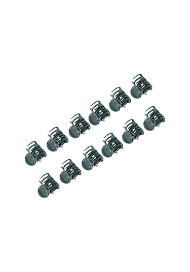 Ximistore9 100 Adet Plastik Bahçe Bitki Tutucu, Orkide Ve Çiçek Gövdesi Desteği, Kolay Kullanım, Yeşil Renk