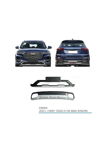 Chery Tiggo 8 2022-2023 Ön Arka Difüzör Tampon Koruma