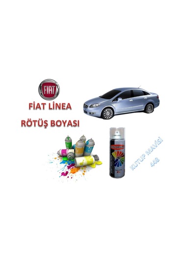 Fiat Linea Kutup Mavisi 448 Rötuş Boyası 400Ml Sprey Kutu (357952387)