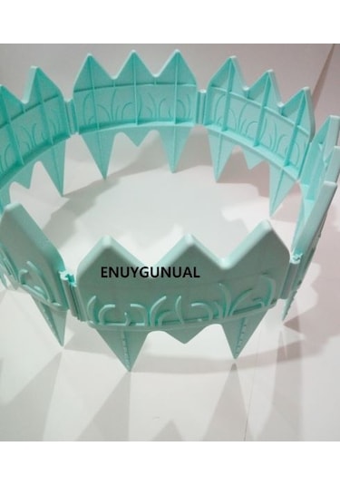 8 X 16 Paket Dekoratif Bahçe Çiti Uzunluk 21.76 Cm Yeşil