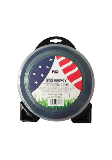 Energy Tırtıklı Yeşil Tırpan Misinası 4.5 Mm 20 Mt