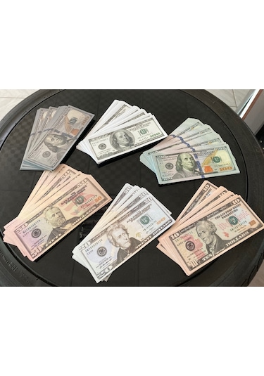 Aykar 300 Adet Karma Dolar Geçersiz Düğün Film Dizi Paraları (545988166)