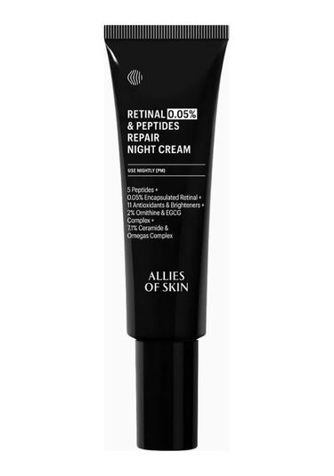 Allies Of Skin Allıes Of Skın %0,05 Retinal Ve Peptit Onarıcı Gece Kremi 30ml Gece Kremleri Çok Renkli