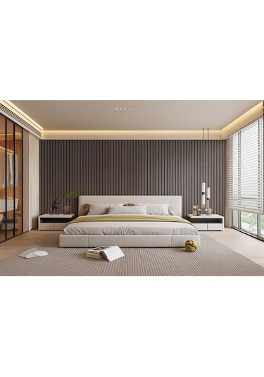 Brano Kendinden Yapışkanlı Duvar Lambiri 40 Cm X 280 Cm Koyu Kahve