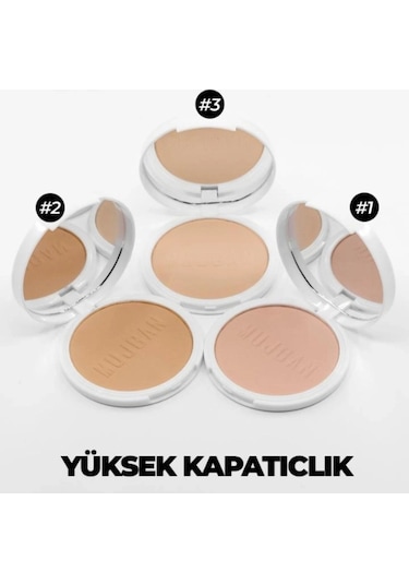 3'lü Profesyonel Mat Pudra Seti