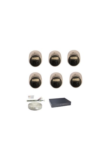 Aprox 6li Lü 2 Mp Warmled Sesli Ahd Kamera Seti