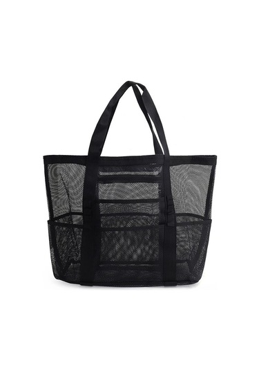 Lacivert Yogodlns Yaz Siyah Örgü Tote Çanta Kadınlar Için Dokuma Hollow Plaj Çant Taşınabilir Depolama Çanta Plaj Çantası 58363191 Lacivert