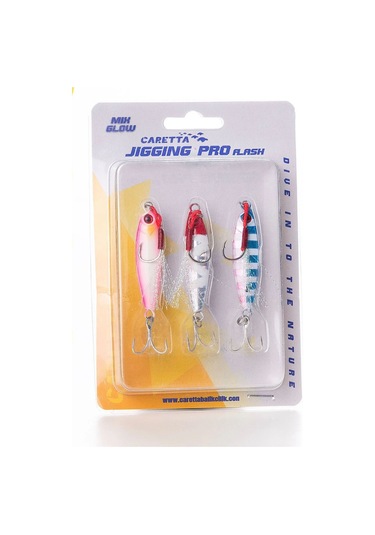 Caretta Jigging Pro Flash 7gr Lrf Jig Yem Mix Glow