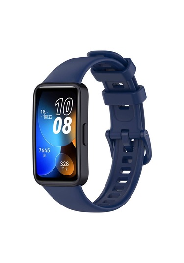 Huawei Band 8 Uyumlu Klasik Kordon-koyu Yeşil