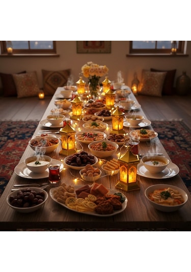 Ramazan Temalı Altıgen Kubbe Led Lamba Diğer