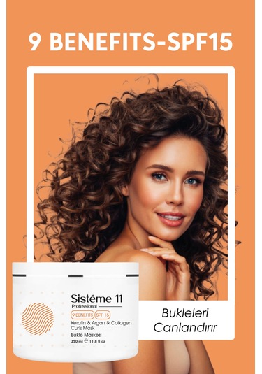 Sisteme 11 Bukle Belirginleştirici Saç Maskesi 350 Ml