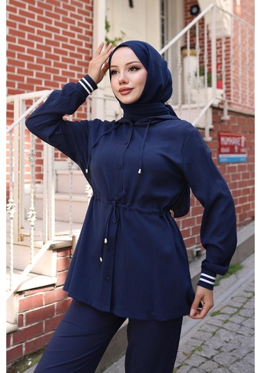 Ribana Detaylı Takım Lacivert Lacivert