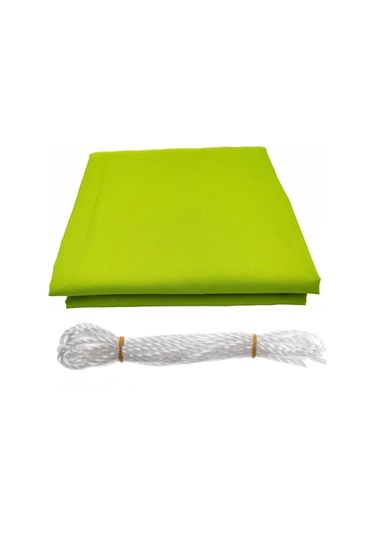 Açık Taşınabilir Nefes Alabilir Güneş Gölge Yelken Uv Koruma Üçgen Yelken Yeşil