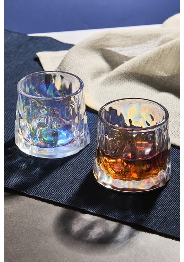 Greta Luster 2'li Viski Kokteyl Meşrubat Bardağı Japon Style 160ml