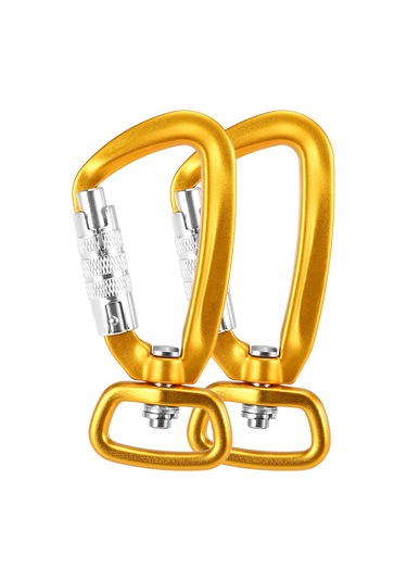 Suofeng Hafif Ve Dayanıklı 360 Dönebilir Alüminyum Karabina, 1100lb Kapasiteli, Çok Amaçlı Kullanım