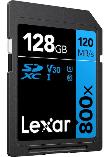Lexar BLUE Series 128 GB High-Performance 800x UHS-I SDXC Hafıza Kartı