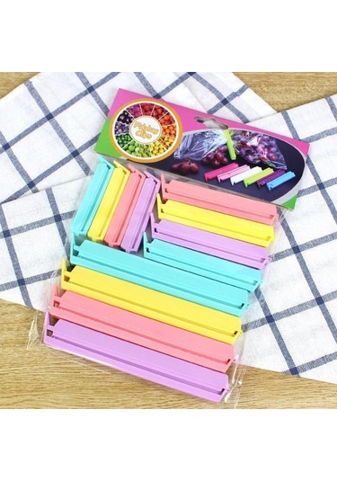 Suntek Çanta Sızdırmazlık Klipsi Mutfak Aletleri 12-adet