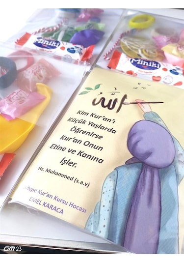 Kur'an Kursları İçin Çocuklarımıza Dağıtmalık Hediyeler 10 Paket