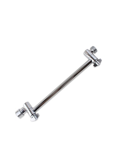 Wezone 11 İnç G1/2 Bağlantılı Porselen Kaplama Bakır Duş Kolu, 180 Derece Ayarabilir, Ev/ Otel Uygun, Kolay Kurulum - 42003 Diğer