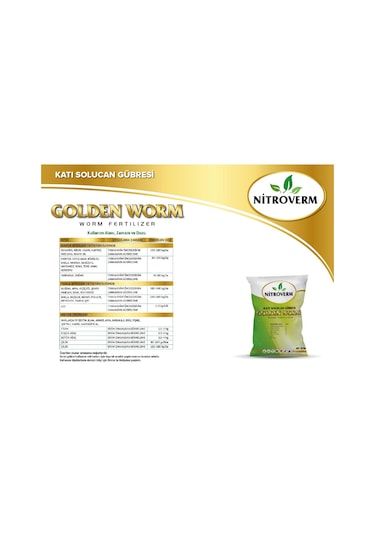 Nitroverm %100 Organik Solucan Gübresi 30 KG