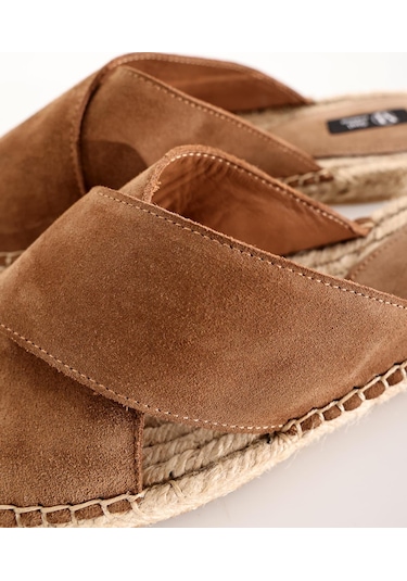 5in1Canpolat Bal Espadril Terlik 24112-bal Açık Kahverengi