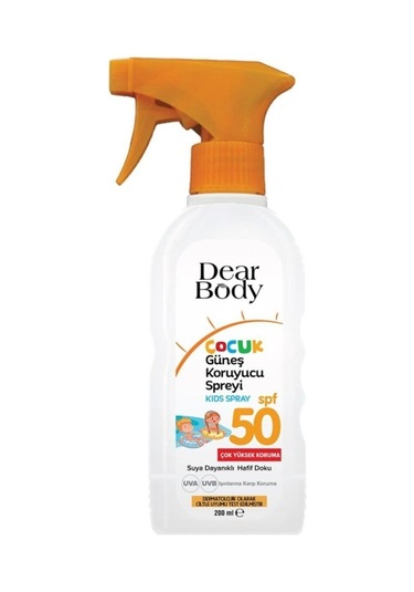 Dear Body Kids Çocuklar İçin Spf 50 Güneş Kremi 200 Ml