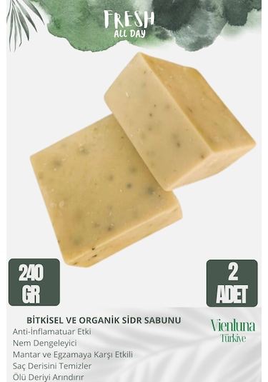 Vienluna El Yapımı Sidr Sabunu 2 x 120 G