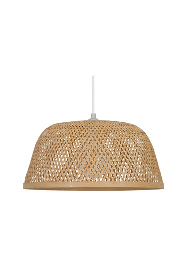 Koçtaş 38 Cm Beyaz Bambu Sarkıt Bej