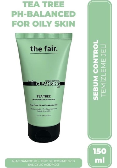 The Fair Çay Ağacı ve Salisilik Asit İçerikli Sebum Yüz Yıkama Jeli 150 ML
