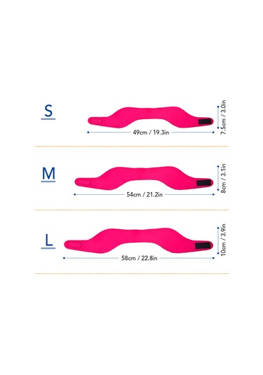 Xindoker Neopren Su Sporu Bandı: Yüzme, Dalış Ve Egzersizlerde Teri Emici, Su Girişini Engelliyor - Mavi L Boyutu Mavi