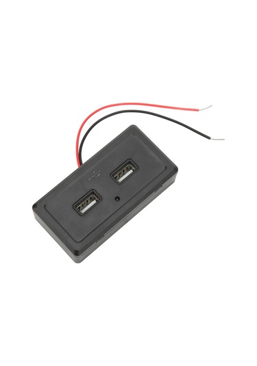 Reedark 12-24v Evrensel Araç Usb Şarj Paneli, 3.1a Çift Usb Girişi, Su Ve Toz Dayanıklı Abs Malzeme, Karavan Ve Otobüs İçin Uyumlu Mavi Işık