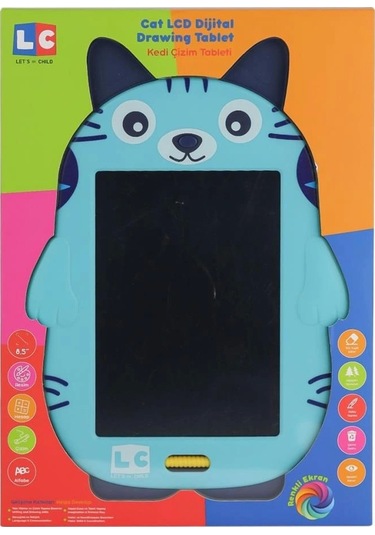 Nessiworld Lc-31070 Kedi Çizim Tableti 8.5 İnç Çok Renkli