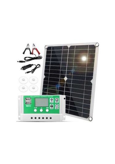 Dancemonkey 20w 12v Monokristal Güneş Paneli - 50a Pwm Şarj Kontrol Cihazı İle Karavanlar İçin Yüksek Verimli