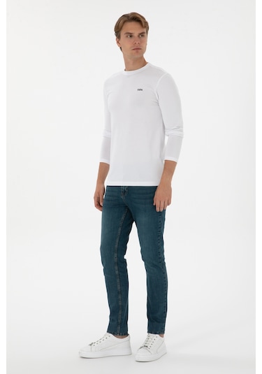 U.s. Polo Assn. Erkek Beyaz Sweatshirt 50313744-vr013 Beyaz