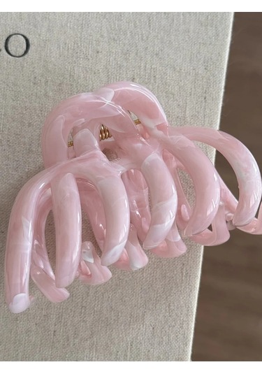 Symbol Kadınlar İçin Büyük Toka, Kalın Saçlar İçin 283911191 Pembe