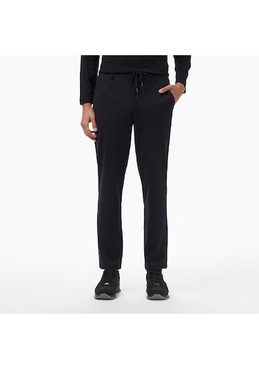 Nautica Erkek Siyah Jogger Fit Pantolon Düz P57122t Siyah
