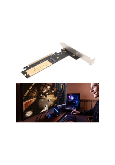 Yuntech01 M.2 Nvme M-key Ssd'ye Pcıe 3.0 X16 Adaptörü - 2230/2242/2260/2280 Destekli, 32gbps Hız, Plug&play, Pcb Malzeme