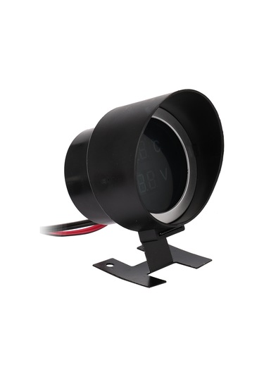 Lemestar Araç Sıcaklık Ve Voltaj İkili Gösterge - 12v/24v Evrensel - Mavi Dijital Ekran - Titreşim Ve Darbe Dayanıklı