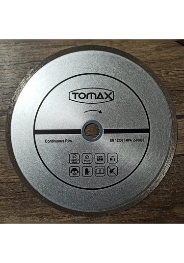 Tomax Sürekli Elmas Fayans Kesici Daire  Testere 180 X 2.2 X 22 Mm